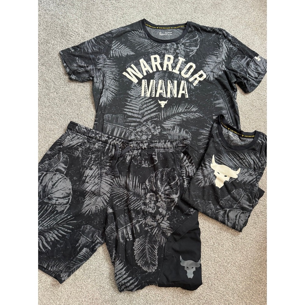 TShirt Shirt Short Tank Set Bundle Under Amour Project Rock
